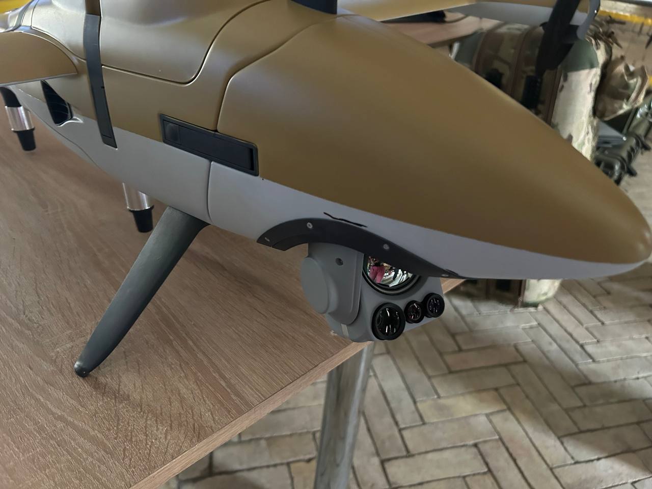 Det optiska modulen för Vector-dronen från NextVision.