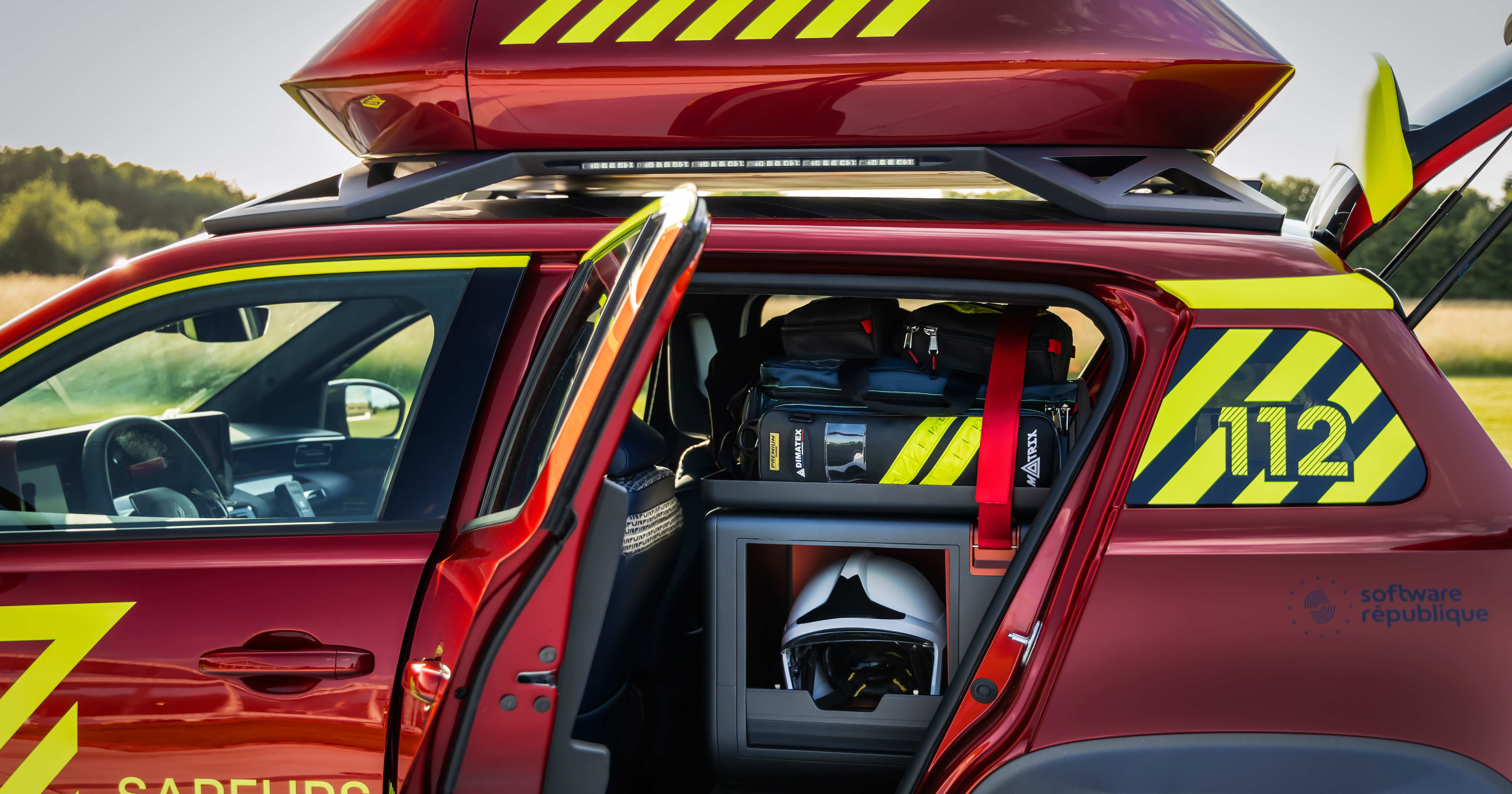 Bagageutrymme och utrustning Renault Vision 4Rescue