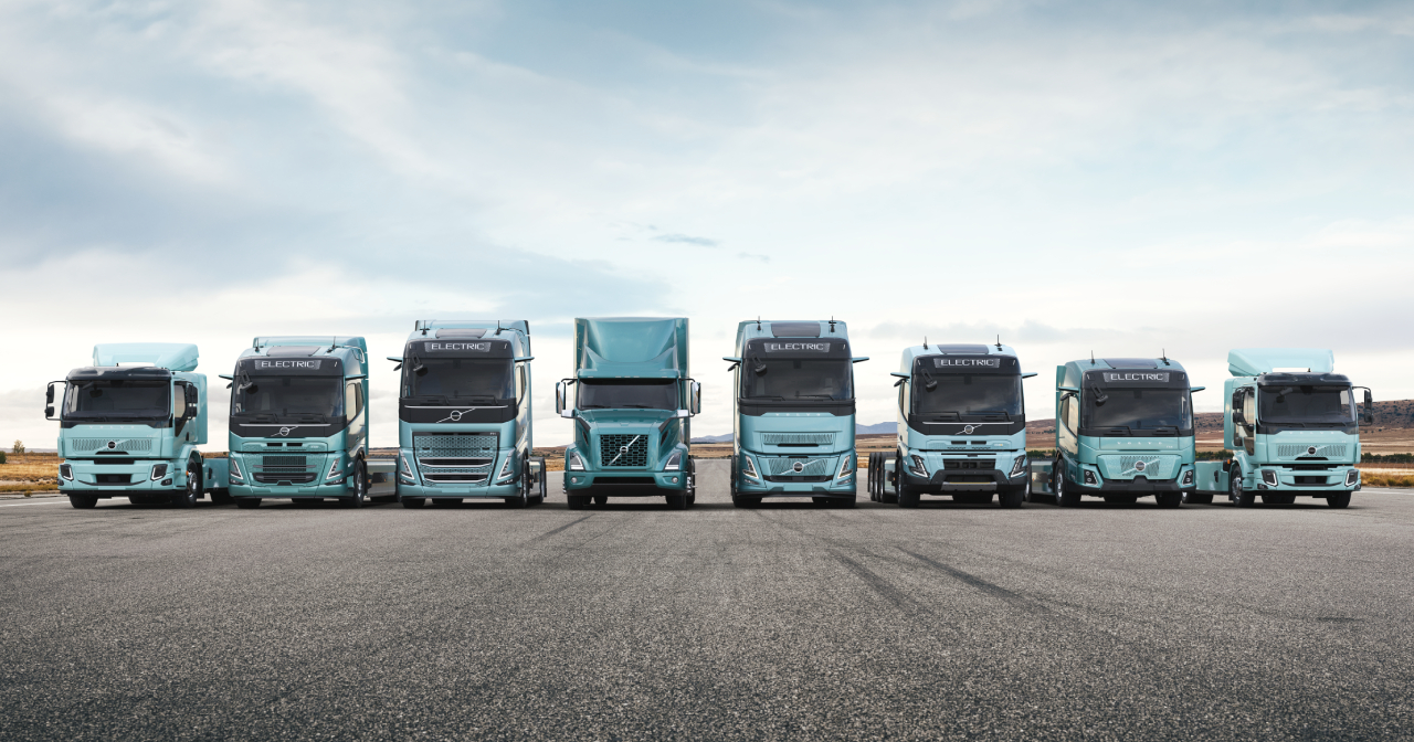 Volvo Trucks elektriska sortiment