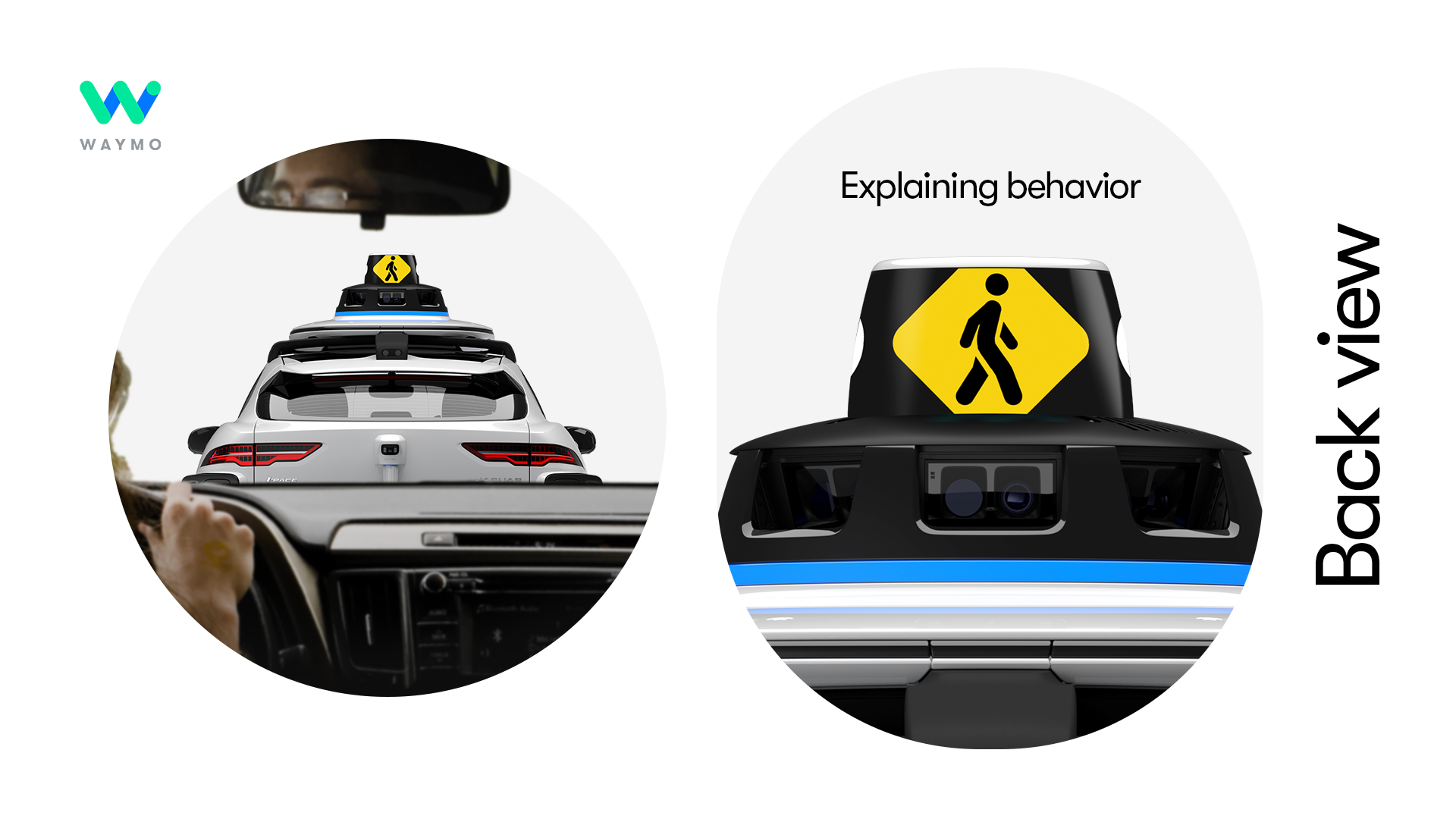 Waymo har utvecklat ett visuellt kommunikationssystem för obemannade bilar med människor-2
