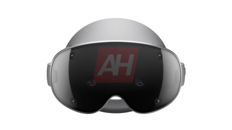 Knappar och portar på Samsung Galaxy XR-headsetet